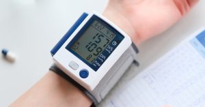 Hypertension. Patient measuring blood pressure.; blog: 11 Foods that Increase Blood Pressure
