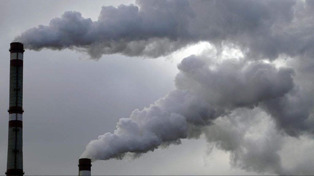 smoke stacks to symbolize environmental factors that may contribute to kidney problems.